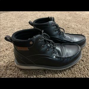 Men’s faux leather boots